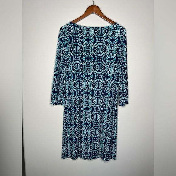 𝅺LAUNDRY By Design Shelli Segal Geo Print Dress - Picture 6 of 6